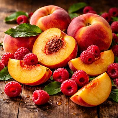 peaches-and-raspberries-facial